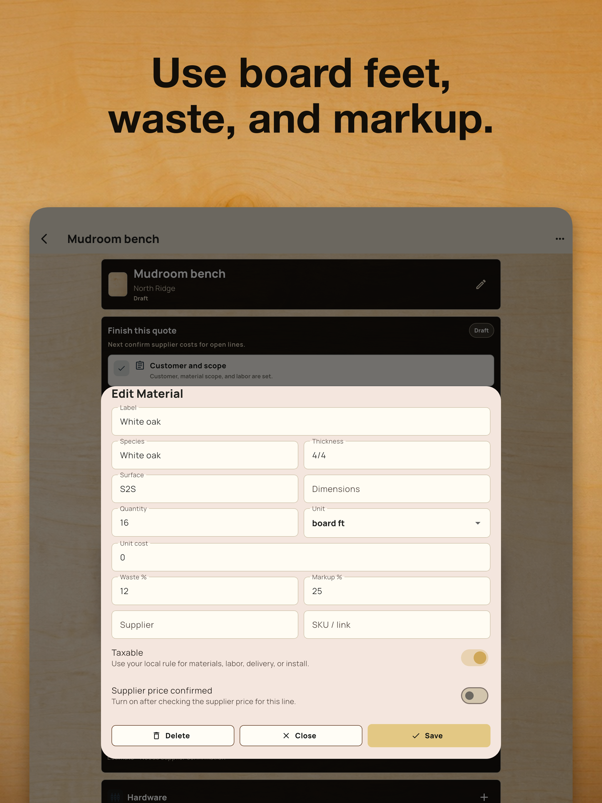 Custom Wood Quote Board screenshot 10