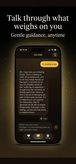 Zen Chat: Buddhist Meditation screenshot 3
