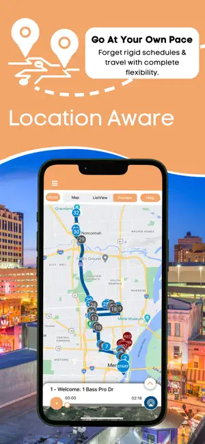 Memphis GPS Audio Driving Tour screenshot 2