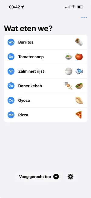What's for dinner planner screenshot 3