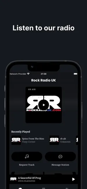 Rock Radio UK screenshot 1