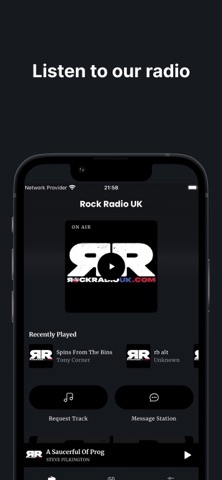 Rock Radio UK iPhone screenshot