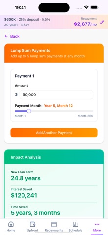 AU Loan Calculator: Mortgage screenshot