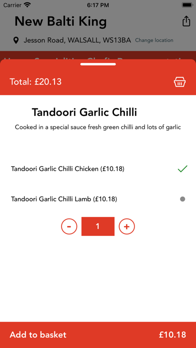 New Balti King Screenshot
