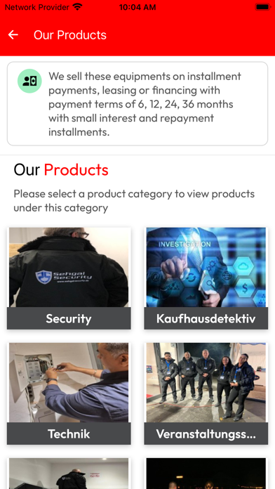 Screenshot 1 of Sehgal Facility App