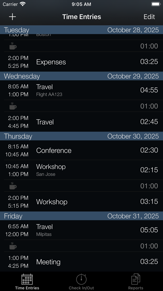 #2. Week Timer (iOS) 由: DM Design