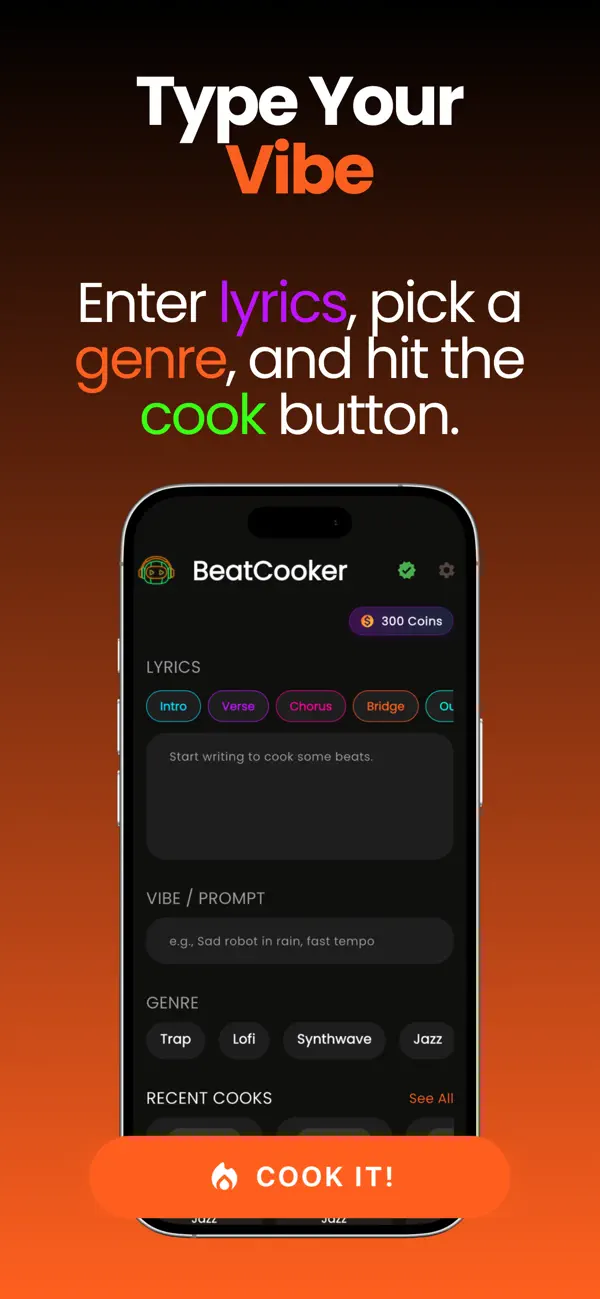 Screenshot #2 pour Beat Cooker: AI Music Maker