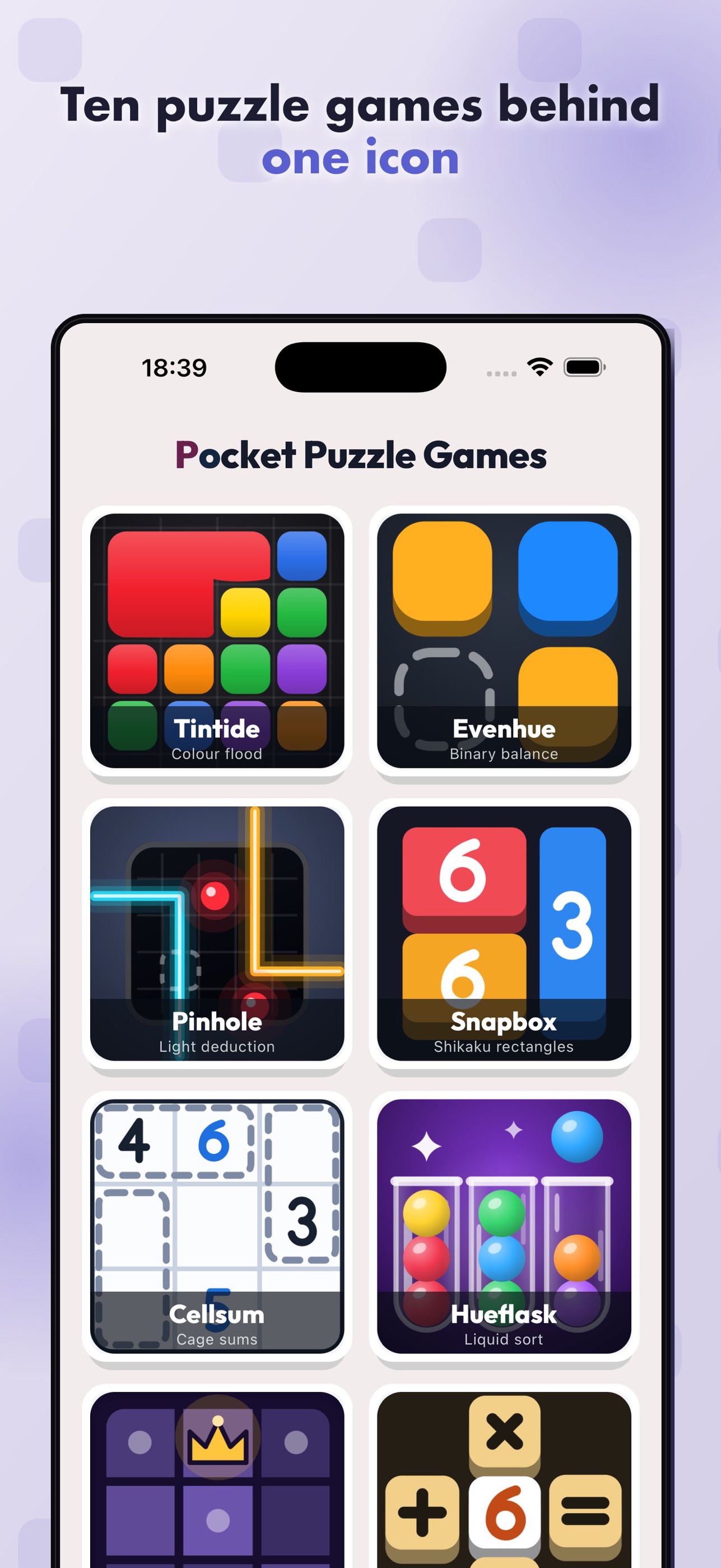 Screenshot 1 of Pocket Puzzle Games