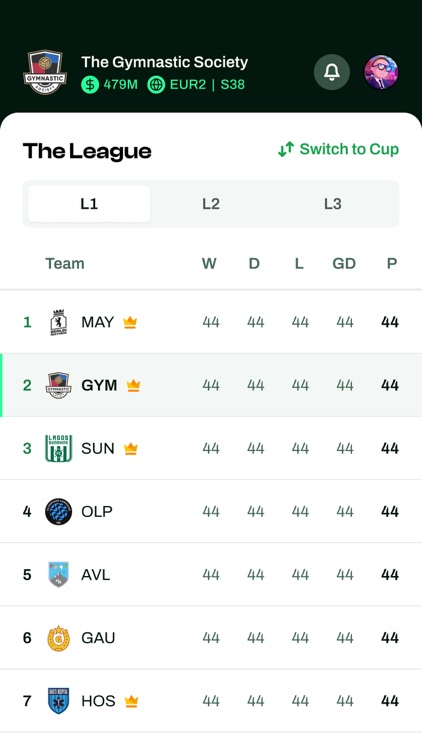 TOL: Soccer Manager Game