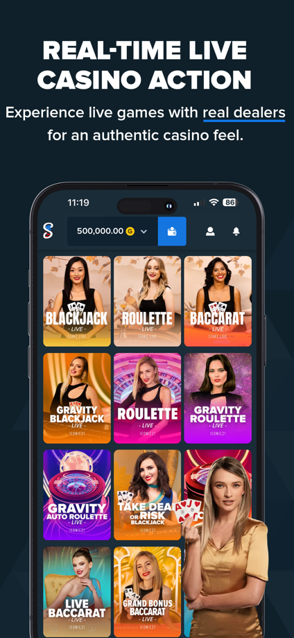Stake US - Casino & Slots 的 App Store 截图 3
