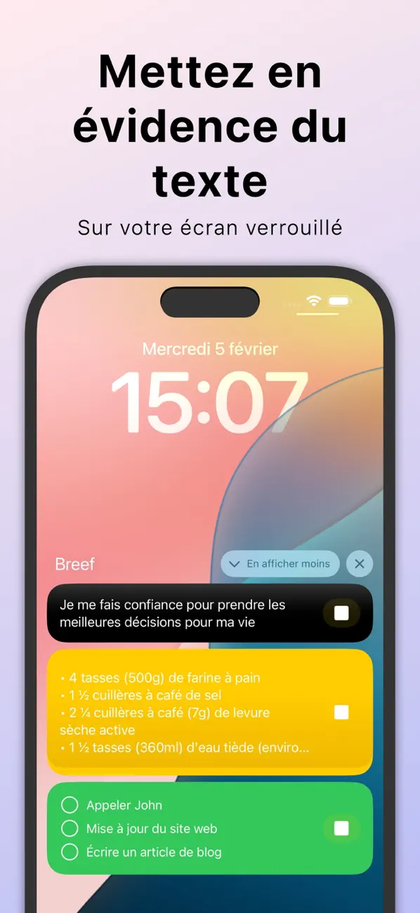 Screenshot #1 pour Breef - écrire & voir