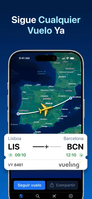 Flight Tracker - Radar Aviones screenshot 1 of 8