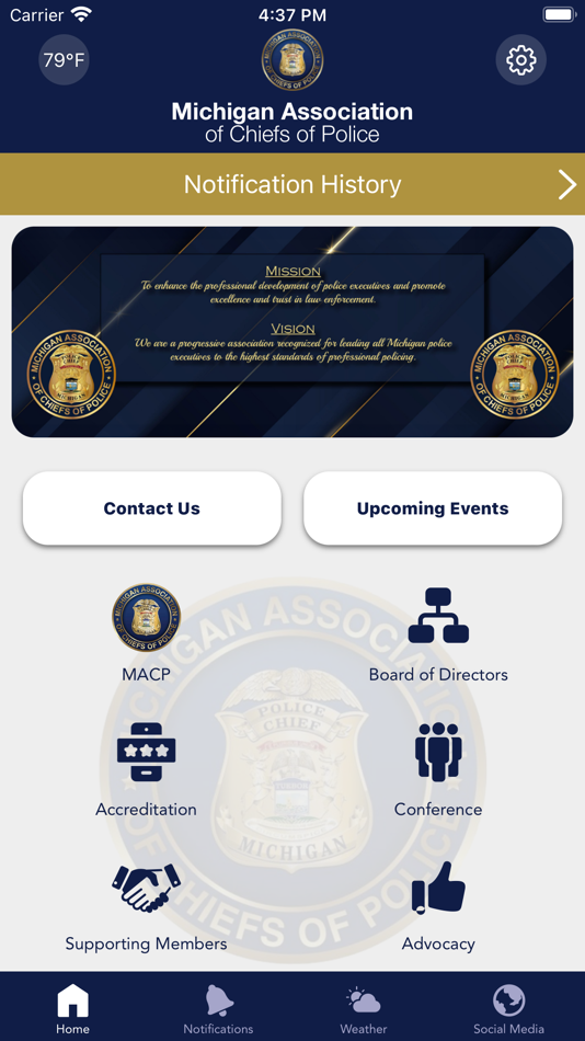#1. MACP Chiefs App (iOS) 由: Michigan Association of Chief of Police