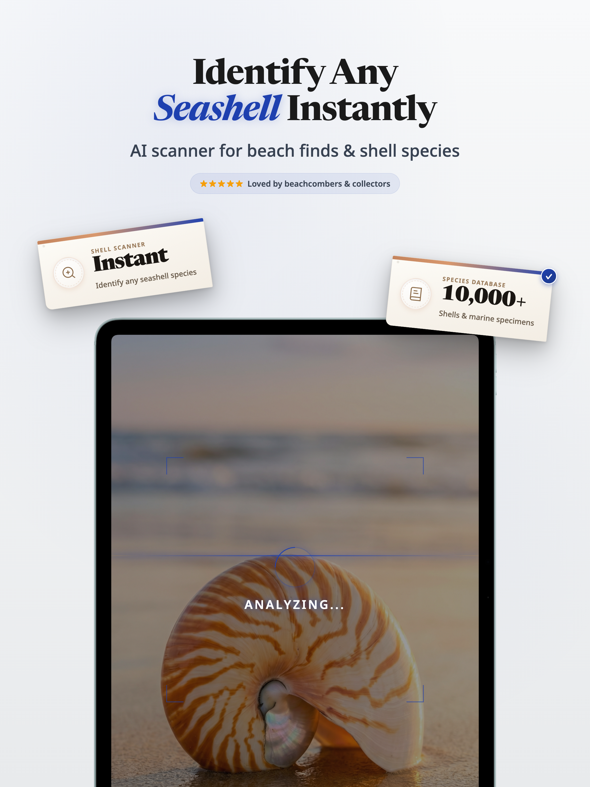 ShellSnap:Sea Shell Identifier
