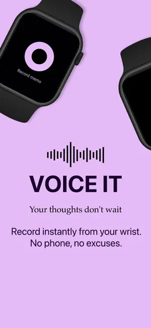 VoiceIt — Watch Voice Recorder screenshot 1