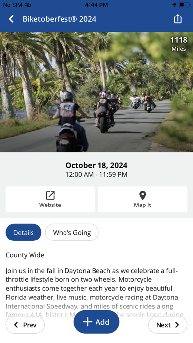 Biketoberfest® Rally Screenshot