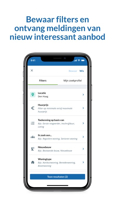 Woonnet Haaglanden Screenshot