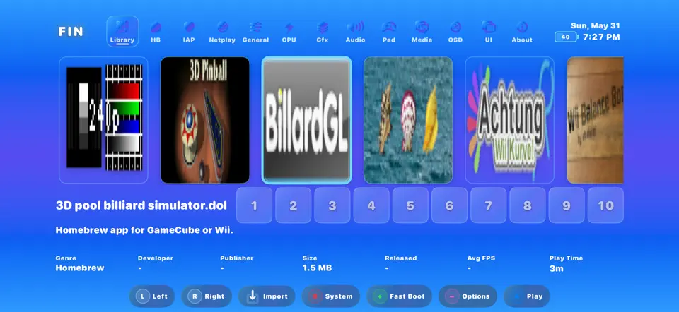 Capture d'écran de Fin - Game Emulator sur iPhone 4