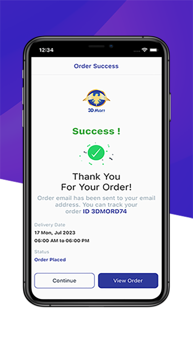 Screenshot #3 pour 3D Mart Customer App
