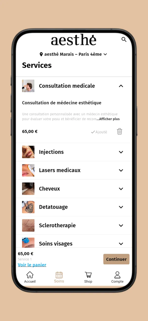 Screenshot #2 pour aesthé