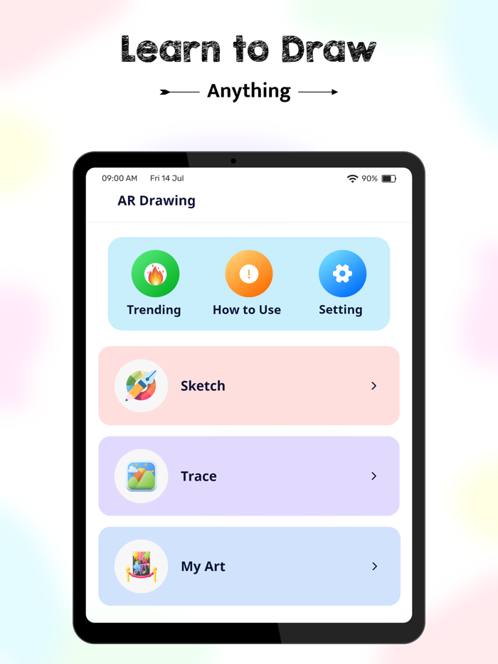 AR Drawing Sketch with Camera