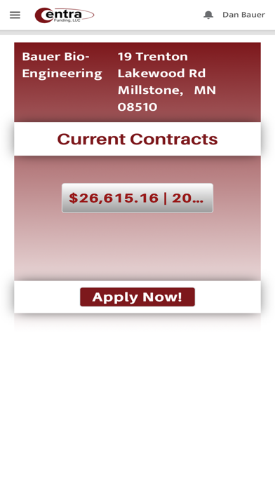 Centra Funding, LLC Screenshot