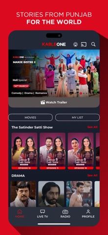 KableOne - Home of Punjabi OTT iPhone screenshot 2