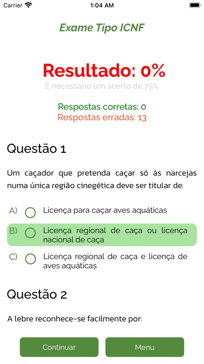 Carta de Caçador | app screenshot-4
