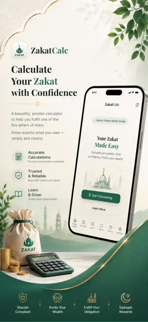 Islamic Zakat Calculator screenshot 1