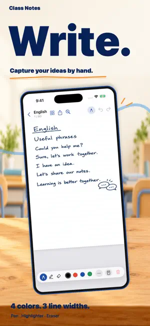 Class Notes: Handwritten Notes screenshot 1