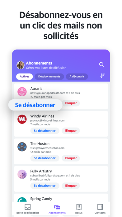 Screenshot #1 pour Yahoo Mail : votre boîte email