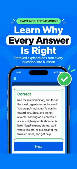 DMV Permit Exam Prep 2026 App screenshot 3