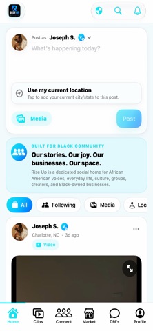 Rise Up Social screenshot