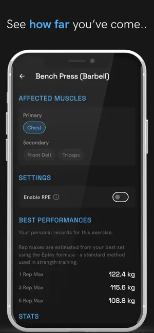 Vigor - Weight Lifting Tracker screenshot 4