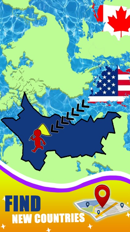 Flag Painting World Drops Fit