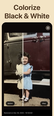 Revivor: Restore Old Photos iPhone screenshot