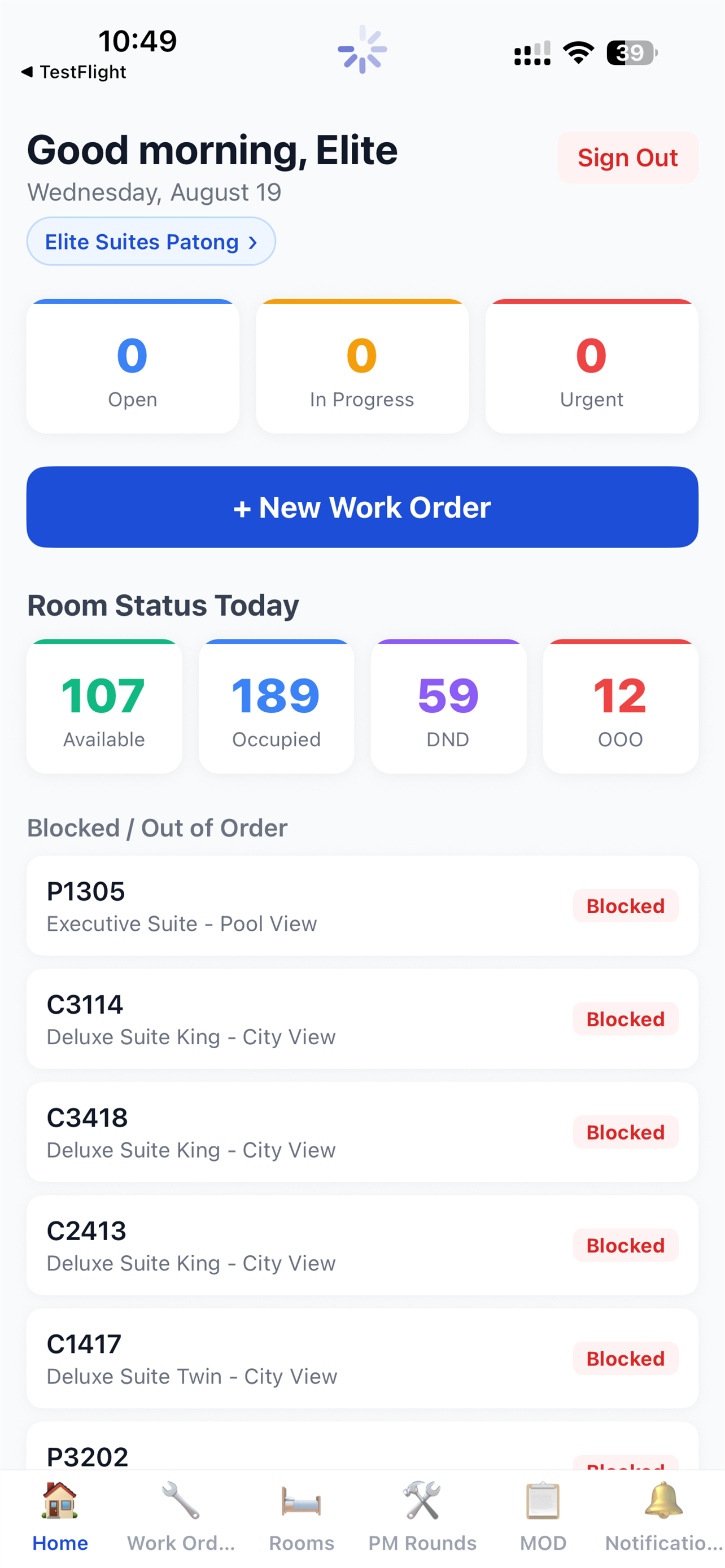 FixFlow Hotel screenshot 3
