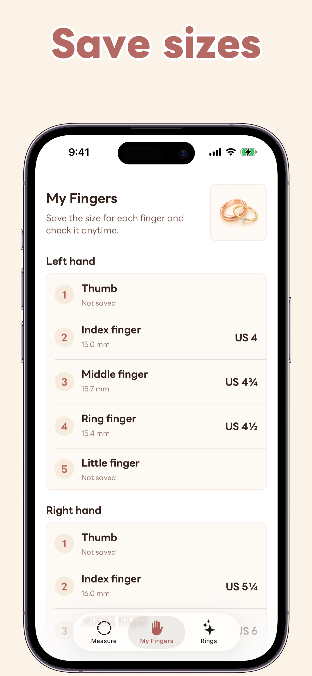 Ring Sizer: Measure App screenshot 5