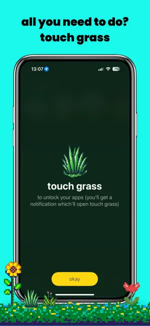 touch grass: screen time limit screenshot 4