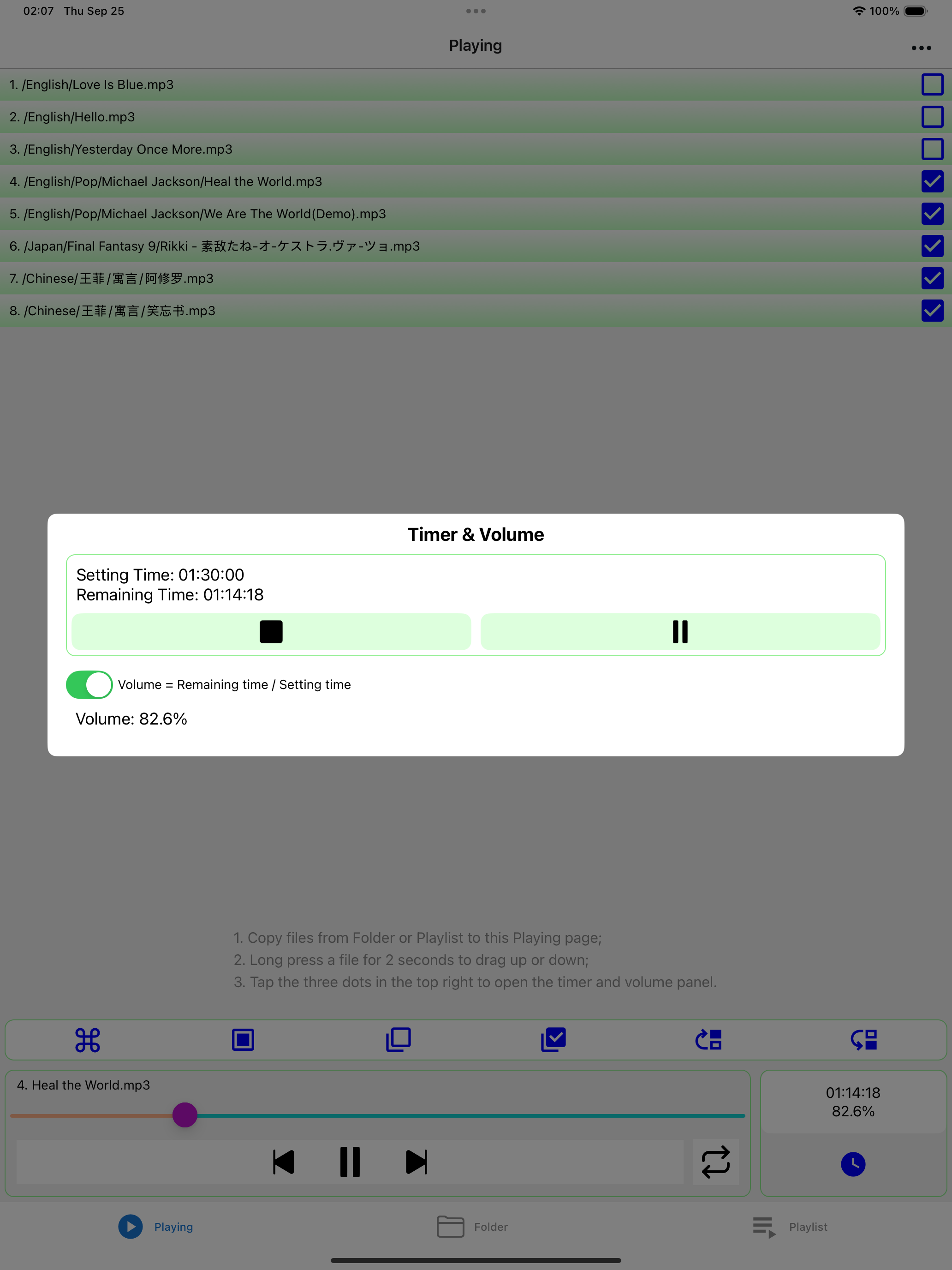 Lotus Player Lite - MP3 Music screenshot 11