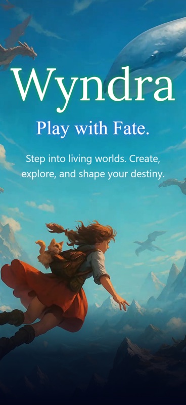 Wyndra: AI Story RPG Adventure screenshot 1