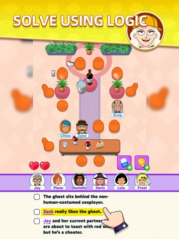 Seat Clue: Logic Puzzle Game iPad screenshot