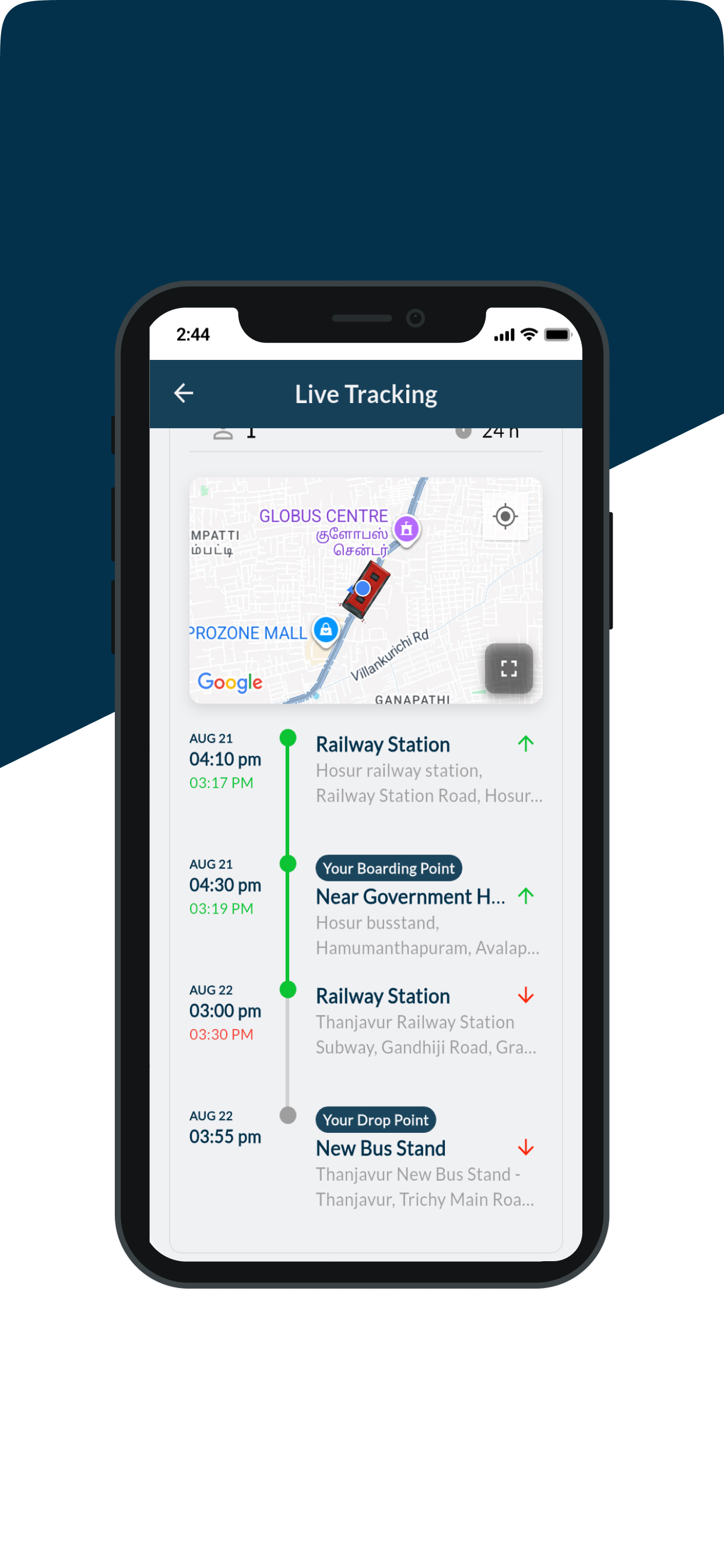 Bus Booking User
