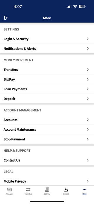 First Freedom Mobile Banking Screenshot 4 of 5