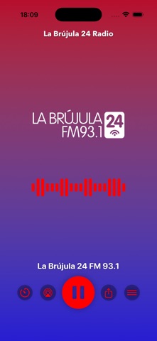 La Brújula 24 Radio iPhone screenshot 1