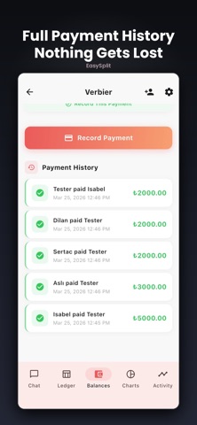 EasySplit: AI expense sharing screenshot