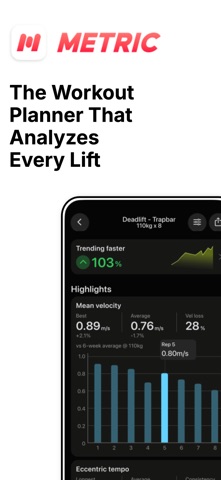 Metric - Strength Training Screenshot 1 of 10