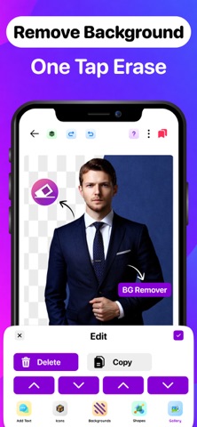 Poster Maker: AI Flyer Creator iPhone screenshot