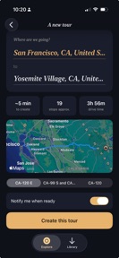 Waifarer: Trip Audio Guides screenshot