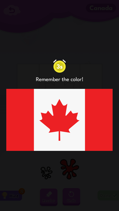 Coloring: flag & football logo Screenshot